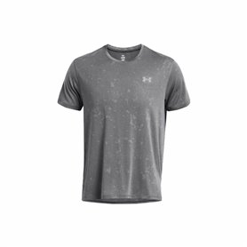 T-shirt à manches courtes homme Under Armour Launch Splatter Gris