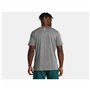 T-shirt à manches courtes homme Under Armour Launch Splatter Gris