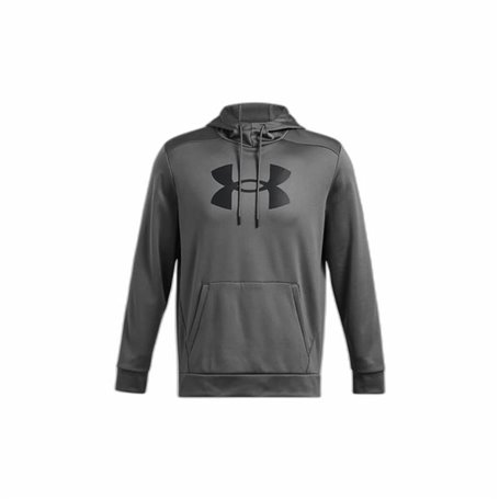 Sweat à capuche homme Under Armour Big Logo Gris