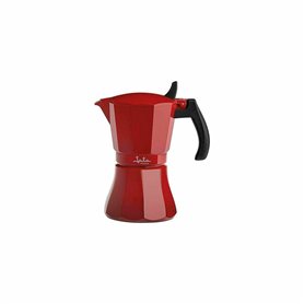Cafetière Italienne JATA HCAF2006 Rouge Aluminium (6 Tasses)