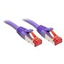 Lindy Rj45/Rj45 Cat6 3m câble de réseau Violet S/FTP (S-STP)