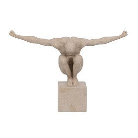 Figurine Décorative Crème 32 x 11