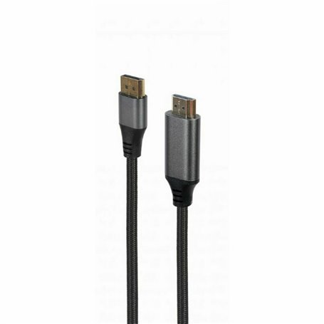 Câble DisplayPort vers HDMI GEMBIRD CC-DP-HDMI-4K-6 Noir 1