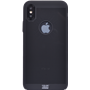 Coque micro-perforée Métal Noire pour Apple iPhone X/XS Colorblock