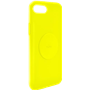 Coque Silicone Icon aimantée Jaune Fluo pour iPhone 6/7/8/SE20 Puro