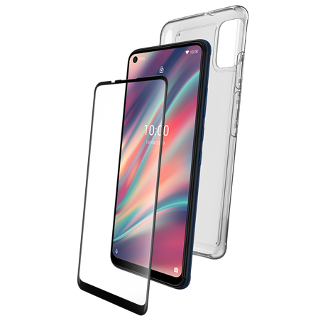 Pack Coque souple Transparente + Protège-écran en Verre trempé pour View 5 / 5 Plus Wiko Wiko