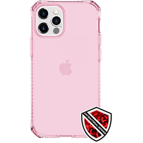 Coque Renforcée iPhone 12 Pro Max Spectrum Clear Rose Itskins