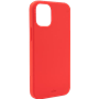 Coque Silicone Icon Rouge pour iPhone 12 mini Puro