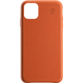 Coque en Cuir pour iPhone 11 Orange Beetlecase