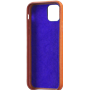 Coque en Cuir pour iPhone 11 Orange Beetlecase