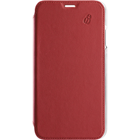 Folio en Cuir Premium dos Crystal Rouge pour iPhone 12 mini Beetlecase