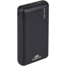 Powerbank USB A/USB C/ Micro USB 20000mAh Noire Rivacase