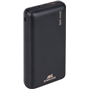 Powerbank USB A/USB C/ Micro USB 20000mAh Noire Rivacase