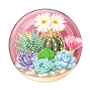 Pop Grip Standard Bulbasaur Terrarium Rose Popsockets