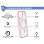 Coque Renforcée iPhone 15 AIR FROST Compatible MagSafe Frost Rose - Garantie à vie Force Case