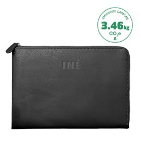 Pochette PC 14" / 15.3" INE-LAPTOP Noire - 60% de cuir recyclé Xoopar