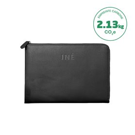 Pochette Tablette 10.1-11" INE-TABLET Noire - 60% de cuir recyclé Xoopar