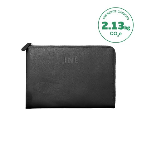 Pochette Tablette 10.1-11" INE-TABLET Noire - 60% de cuir recyclé Xoopar