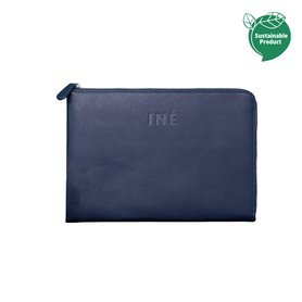 Pochette Tablette 10.1-11" INE-TABLET Bleue - 60% de cuir recyclé Xoopar