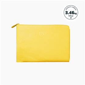 Pochette Tablette 10.1-11" INE-TABLET Jaune - 60% de cuir recyclé Xoopar