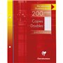 Carnet de Notes Clairefontaine Rouge Blanc (Reconditionné A+)