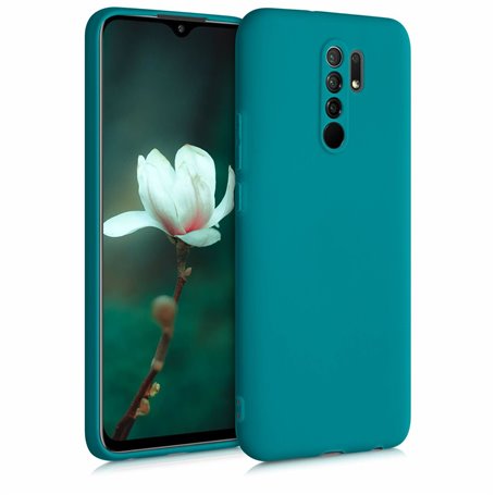 Protection pour téléphone portable Xiaomi Redmi 9 Vert TPU (Reconditionné A)