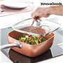 Ensemble de Poêle Multifonctions 5 en 1 Copper InnovaGoods IG117346 4 Pièces Argenté Métal Aluminium 5 Pièces Ø 24 cm (R