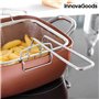 Ensemble de Poêle Multifonctions 5 en 1 Copper InnovaGoods IG117346 4 Pièces Argenté Métal Aluminium 5 Pièces Ø 24 cm (R