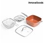 Ensemble de Poêle Multifonctions 5 en 1 Copper InnovaGoods IG117346 4 Pièces Argenté Métal Aluminium 5 Pièces Ø 24 cm (R