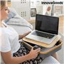 Bureau Portatif avec Plateau de Rangement Larage InnovaGoods Gris (Reconditionné B)