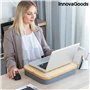 Bureau Portatif avec Plateau de Rangement Larage InnovaGoods Gris (Reconditionné B)
