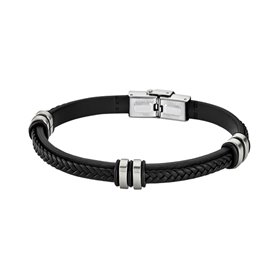 Bracelet Homme Lotus JEWELS JEWELRY Cuir Acier inoxydable (Reconditionné A)