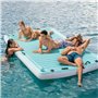 Matelas Gonflable Colorbaby Water Lounge Blanc Turquoise (Reconditionné B)