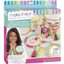 Set de perles Fluo pour fabrication de bijoux enfants - Make It Real - Lansay