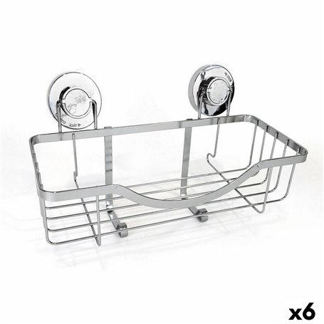 Support Organisateur pour Baignoire Confortime Chromed Aluminium Argenté 30 x 13