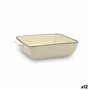 5 x 27 cm Céramique Blanc (12 Unités) (Pack 12x)