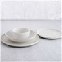 Assiette creuse Bidasoa Fosil Blanc Céramique 21 x 21 x 4,7 cm (6 Unités)