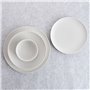 Assiette creuse Bidasoa Fosil Blanc Céramique 21 x 21 x 4,7 cm (6 Unités)