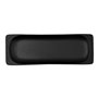 Plateau apéritif Bidasoa Fosil Noir Céramique Alumine 36 x 12,7 x 2,9 cm (9 Unités)