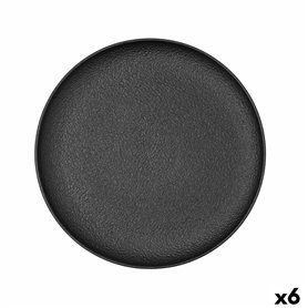 Assiette plate Bidasoa Fosil Noir Céramique 26