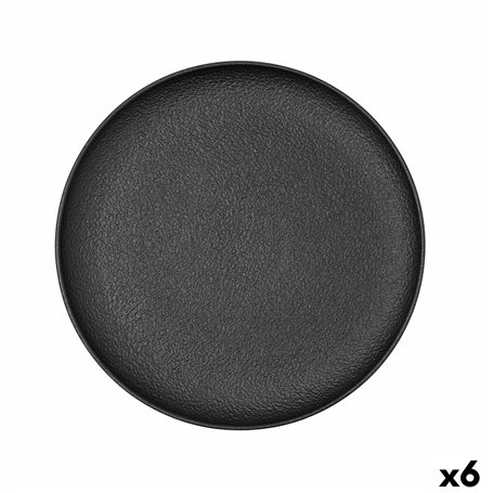 Assiette plate Bidasoa Fosil Noir Céramique 26