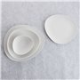 Assiette plate Bidasoa Fosil Blanc Céramique Oblongue 28 x 24,8 x 2,5 cm (6 Unités)