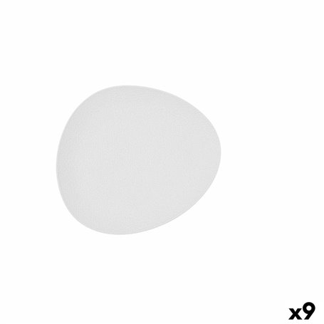 Assiette plate Bidasoa Fosil Blanc Céramique Oblongue 22