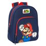 Cartable Super Mario World Blue marine 28 x 34 x 10 cm