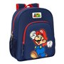 Cartable Super Mario World Blue marine 32 x 38 x 12 cm