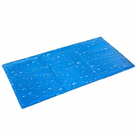 Tapis de Refroidissement pour Animaux de Compagnie Petitto Bleu