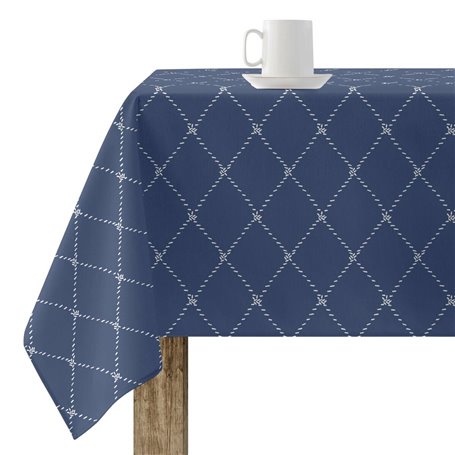 Nappe Belum T03 Blue marine 100 x 155 cm Losanges