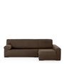 Housse pour chaise longue accoudoir long droit Eysa ULISES Marron 170 x 110 x 310 cm