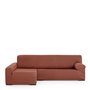 Housse pour chaise longue accoudoir long gauche Eysa ULISES Marron 170 x 110 x 310 cm