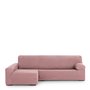 Housse pour chaise longue accoudoir long gauche Eysa THOR Rose 170 x 110 x 310 cm